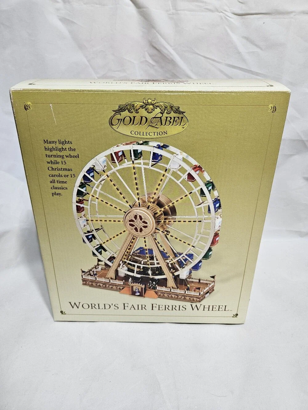 Gold Label Collection World's Fair Ferris Wheel - Gold & White